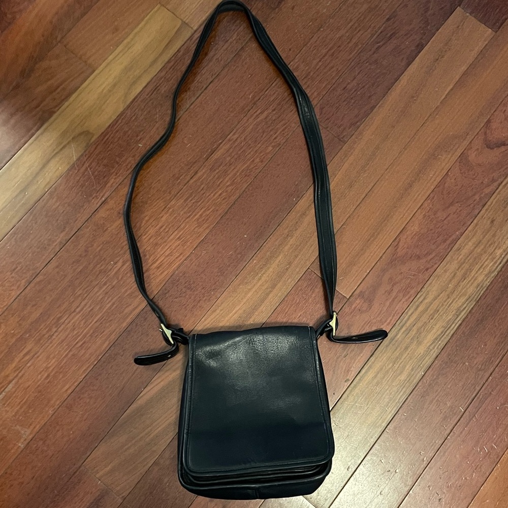 Black cross body Coach Purse